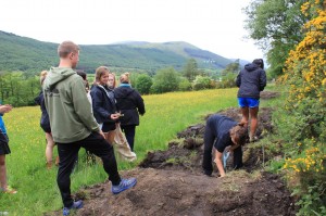 Planting potatoes when you visit Northern Ireland